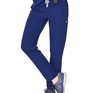 NWT FIGS Yola Skinny Scrub Pant- Navy